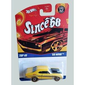 2008 Hot Wheels '68 CHEVY NOVA Since '68: Top 40 Series 13/40 Redline 2 1:64 5SP